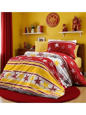 Asil Home Pamuklu Ranforce Kumaş Tek Kişilik Taraftar Desen Galatasaray Nevresim Tam Takım