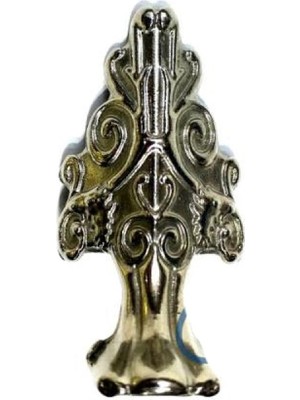 MiraLive Lükens Sandık Ayağı, Kutu Ayak 4 cm - Nikel