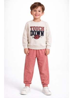 MB Kids Touch Down Baskılı Erkek Çocuk 2 Ip Mevsimlik Eşofman Takım