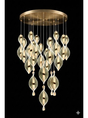 Akgül Mars 20'li Gold Avize