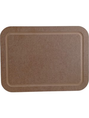 s.tkoleksiyonhobiantika Mdf Dikdörtgen Supla, Tabak Altlığı, Sunumluk - Sofra Aksesuarı