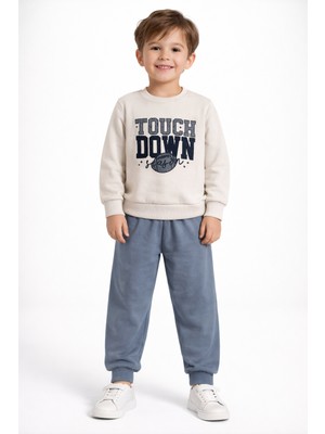 MB Kids Touch Down Baskılı Erkek Çocuk 2 Ip Mevsimlik Eşofman Takım