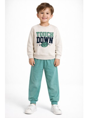 MB Kids Touch Down Baskılı Erkek Çocuk 2 Ip Mevsimlik Eşofman Takım