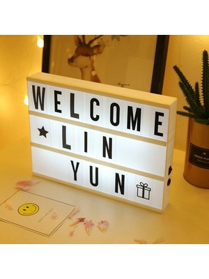 Lowell Home A5 LED Işıklı Yazı Panosu Lightbox