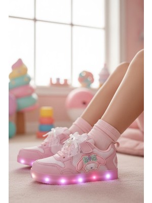 Tuğba Ortopedi 300 Kız Çocuk Işıklı Sneaker