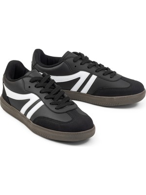 E Sport Siyah Ortopedik Günlük Kadın Senaker Ayakkabı