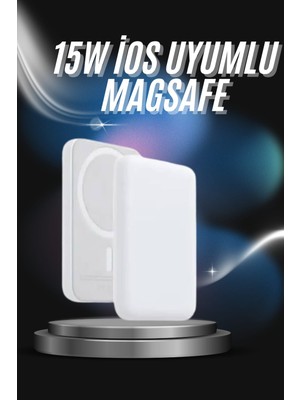 Store Mania Kablosuz Magsafe Hızlı Şarj 5.000 Mah Kablosuz Şarj Cihazı (STORE-MANIA-5938)