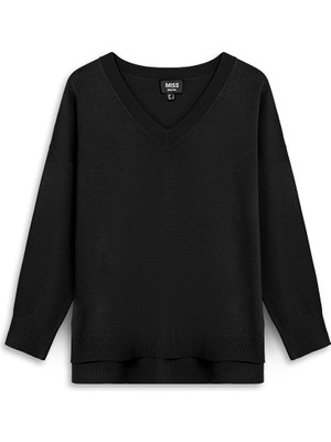 Miss İpekyol Basic V yaka triko IS1260050014001