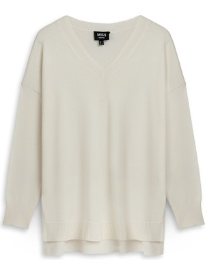 Miss İpekyol Basic V yaka triko IS1260050014018