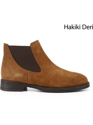 Gönderi(r) Kadın  GKZB134M1678 Topuklu Hakiki Deri Chelsea Bot