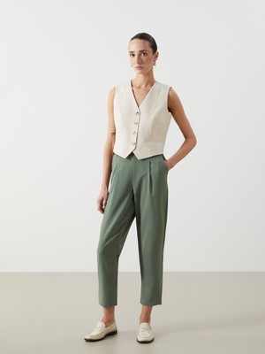 Lc Waikiki Yeni Sezon Havuç Kesim Düz Aerobin Kadın Pantolon