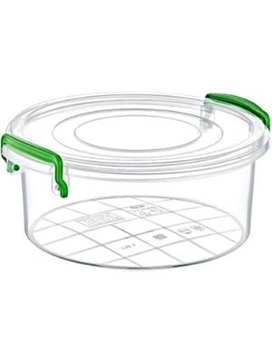 Depozee Yuvarlak Saklama Kutusu 1.2 Litre