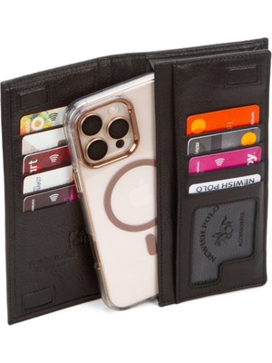 Newish Polo Erkek Hakiki Deri Portföy Model Cüzdan ve Kartlık – NEW387