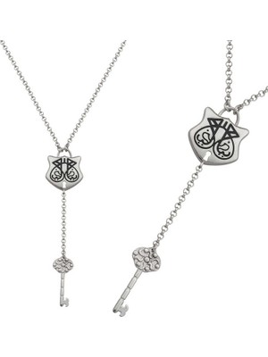 Noip 925 Ayar Gümüş Ya Fettah Yazılı Kadın Gümüş Kolye PT26109141 (944)