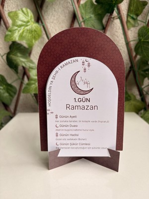 Tiny Stories TR Ramazan Ayı 29 Günlük Masa Takvimi+Karton Stand + Hediyeli