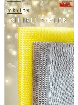 GOLDRİSE 1 Adet Mikrofiber Bez - Sihirli Bez - Temizlik - Mutfak Bezi Stokta Olan Renk Gelir