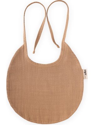 Cigit Organik Müslin Mama Önlüğü Camel