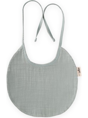 Cigit Organik Müslin Mama Önlüğü Mint Yeşili