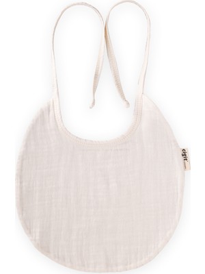 Cigit Organik Müslin Mama Önlüğü Ekru