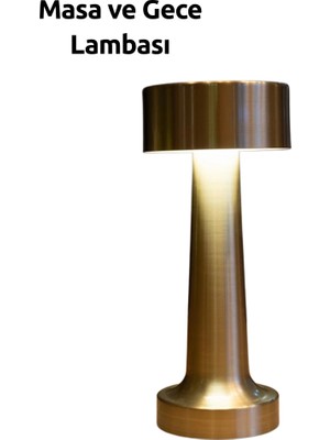 Shopwave 3 Kademeli Dokunmatik Başucu Lambası – Pil ile Sağlam Kablosuz Tasarım