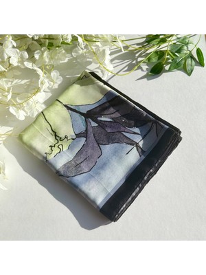 Modakaşmir Pamuk Şal Nileya Desen