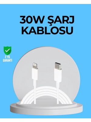 Shopwave Dayanıklı Tpe Lightning Kablo – 30W Hızlı Şarj ve Veri Transferi