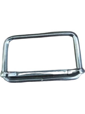 Buffer Çanta Tokası Sürgülü 5 cm Gümüş 5 Adet