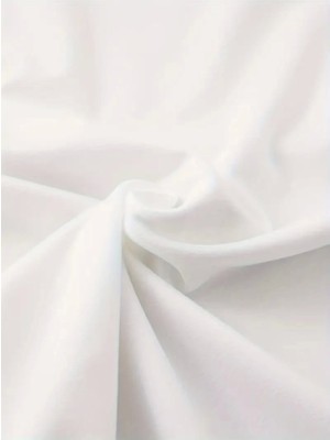 Serac Collection Baskılı Oversize Bisiklet Yaka T-Shirt - Beyaz