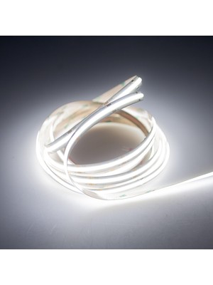 Lekoled 1 PAKET 10 METRE FİYATIDIR.DC24V 8mm 512chips COB strip,IP20,12w/m,CRI80+,Ra80Min cut: 31.3mm. 3M tape,10m/reel