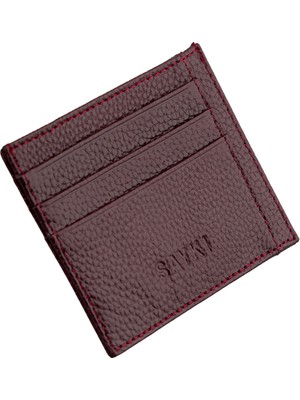 Hatemoğlu Bordo 100% Deri Cüzdan