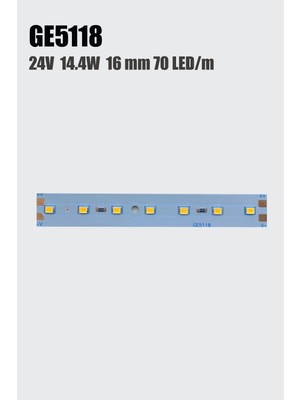 Lekoled GE5118 24V 70LED/M 14W 16MM Dizgi LED