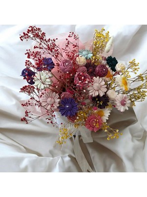 Mitos Space Kişiselleştirilmiş Papatya Demeti Mum Buketi