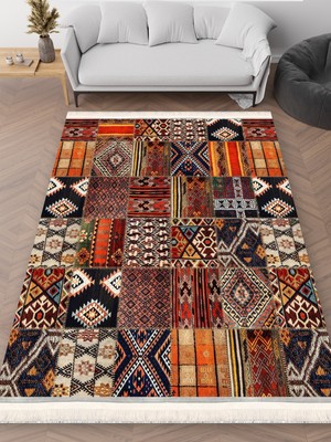 Destek Halı PW-8095A – Makinede Yıkanabilir, Kaymaz Taban, Dijital Baskı Halı