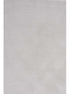 Hoom Rugs Akik 8614 Gri Modern Makine Halısı