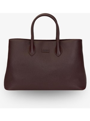 Bella Deri El Çantası Bordo