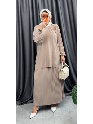 Nisum Moda Piliseli Sandy Etekli Takım