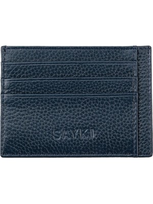 Hatemoğlu Lacivert 100% Deri Cüzdan