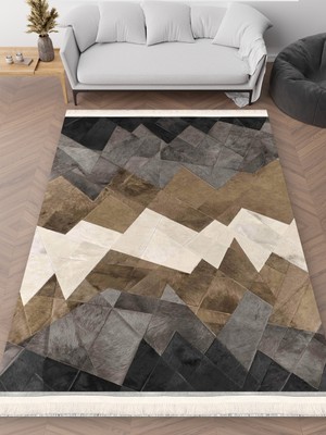 Destek Halı OT-4213A – Makinede Yıkanabilir, Kaymaz Taban, Dijital Baskı Halı