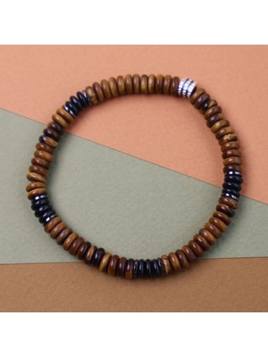 Kaplan Gözü & Onix Hematit Taşı Bileklik