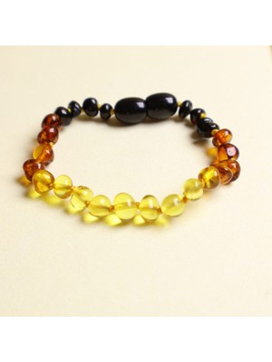 Bebek Kehribar Bileklik Sıralı Dizim