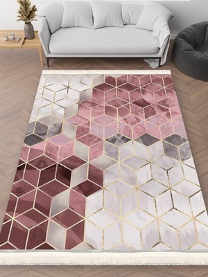 Destek Halı MD-0033M – Makinede Yıkanabilir, Kaymaz Taban, Dijital Baskı Halı