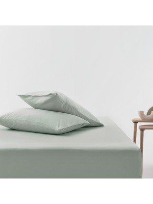 Yataş Softy Çift Kişilik Lastikli Çarşaf Seti - Adaçayı