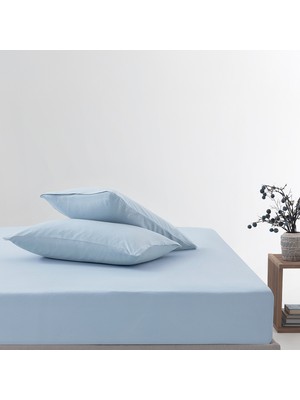 Yataş Softy Tek Kişilik Lastikli Çarşaf Seti - Açık Mavi