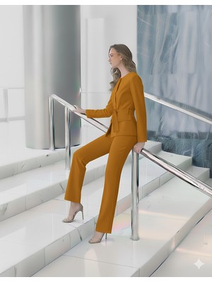Nake Butik Kadın  Ceket Pantolon Takım