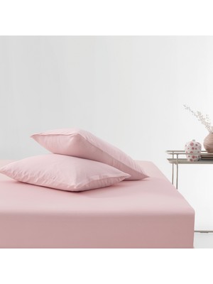 Yataş Softy Tek Kişilik Lastikli Çarşaf Seti - Pudra
