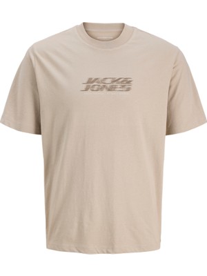 Jack & Jones Erkek Gögüs Logo Baskili Tisört - Fusion