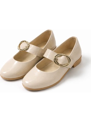 Slipcat Kadın Günlük Rahat Babet Kalın Kemerli Kadın Babet