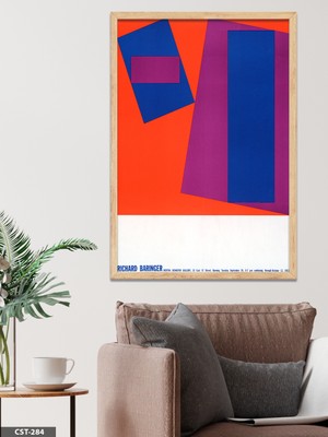 Evine Moda Richard Barınger Bertha Schaefer Gallery Tek Parça Ahşap Çerçeveli Tablo