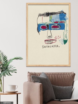 Evine Moda Soothsayer Tek Parça Ahşap Çerçeveli Tablo