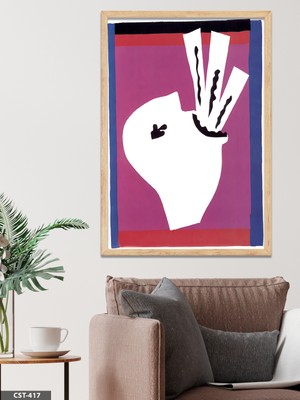 Evine Moda Keith Haring Untitled Tek Parça Ahşap Çerçeveli Tablo